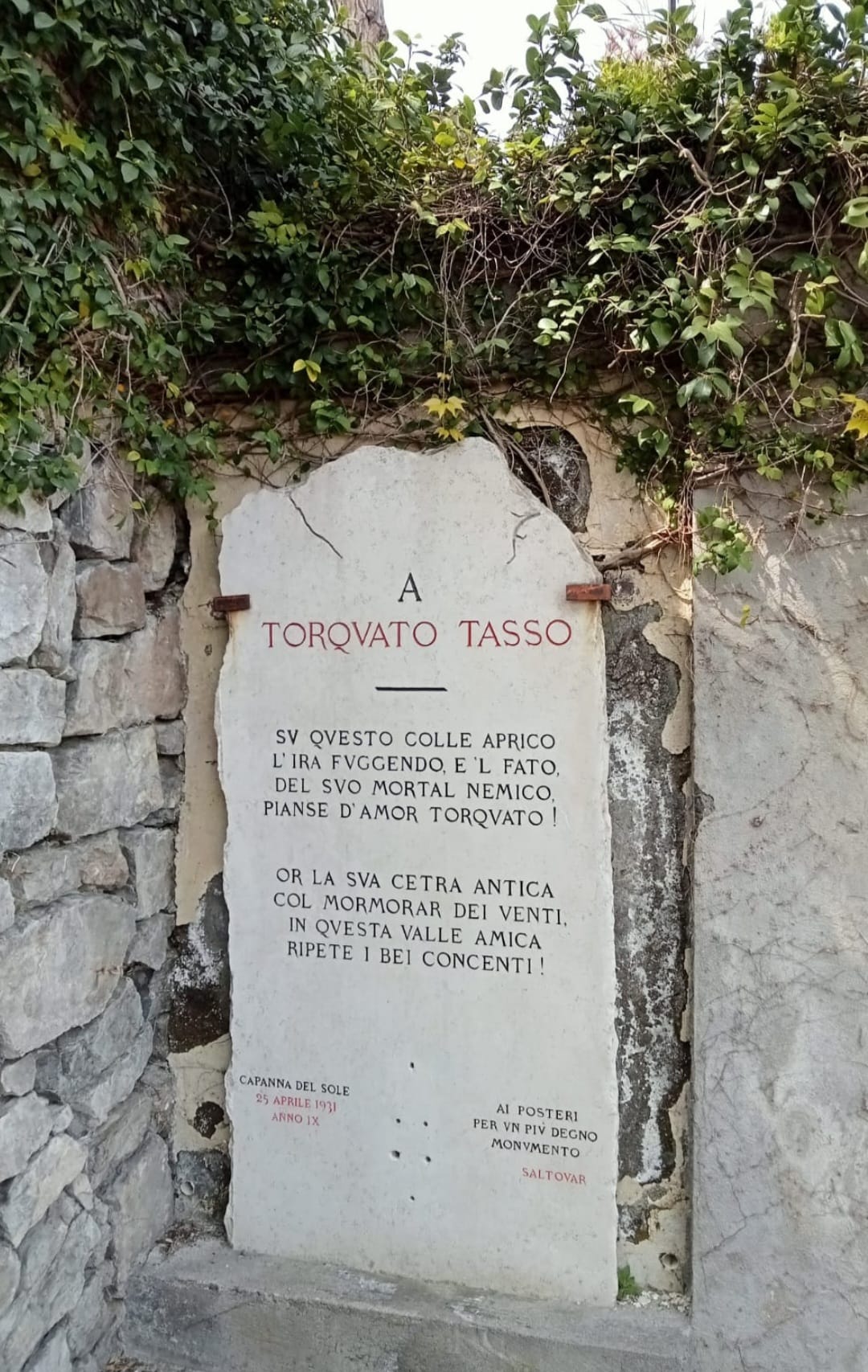 Torquato Tasso e Sorrento: la storia, la memoria, il mito